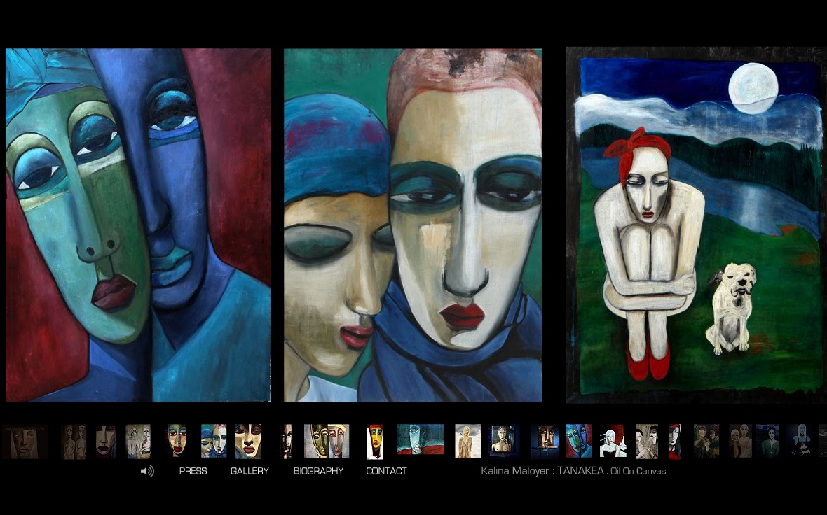 webdesign wordpress kalina maloyer frank duval kunst malerei oil-on-canvas jochenhilmer:designer raum-frankfurt